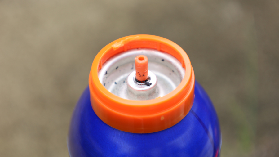ヴュープレクスのスプレー缶本体のパッキンが壊れる