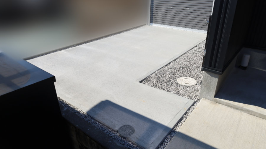 コンクリート施工完了。これにて今回の工事も完了。